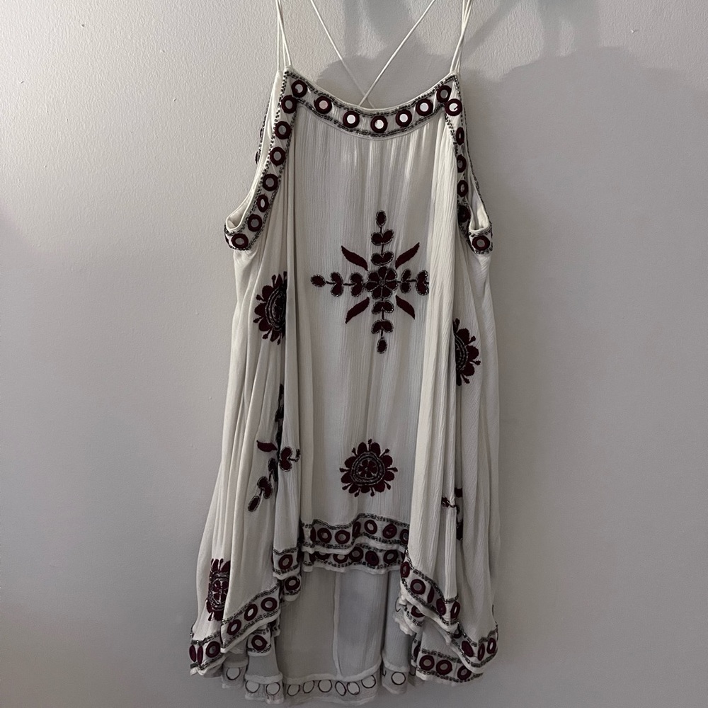 Free people heavy beaded stewpot tunic tank top